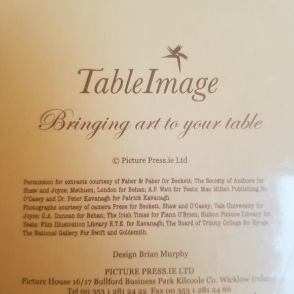 Coasters Famous Irish Writers Set Of 4 Quality Coasters New Sealed - Picture 5 of 12